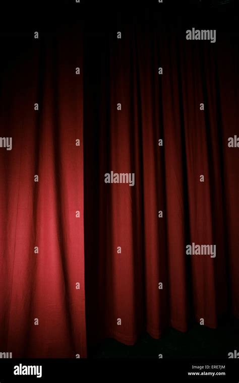 Red stage curtains Stock Photo - Alamy