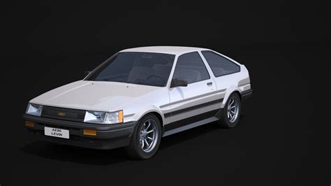 Toyota Ae Levin And Trueno Collection D Model Max Ds Fbx