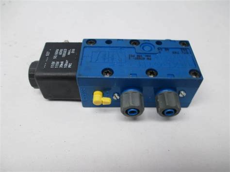 Rexroth 572 749 002 0 Pneumatic 39ma 10bar 115v Ac Solenoid Valve D303909