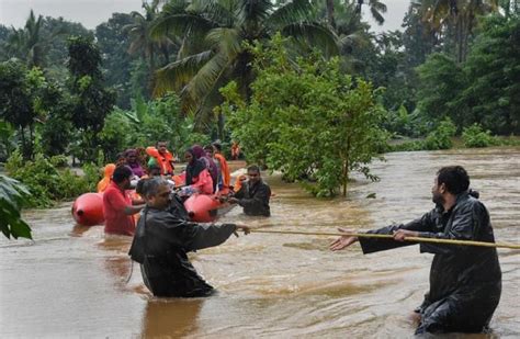 Kerala Floods Death Toll Nears 40 Red Alert Issued In 8 Districts