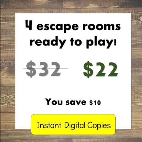 Freebie! Printable Escape Room