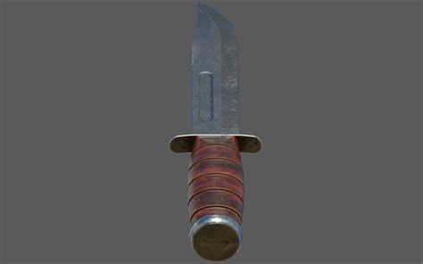 Close Fight Combat Knife | CGTrader