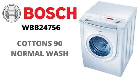 Bosch Logixx 10 New Dimension WBB24756 Washing Machine Cottons 90