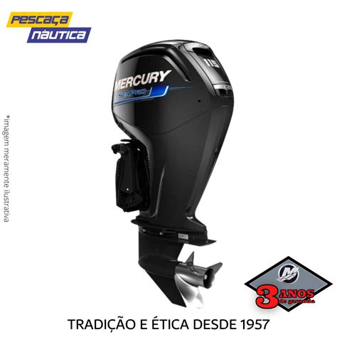 Motor Mercury Elpt Ct Sea Pro Tempos Partida El Trica Compre