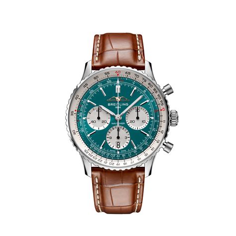 Navitimer B01 Chronograph 43 Cathay Pacific Stainless Steel Jade