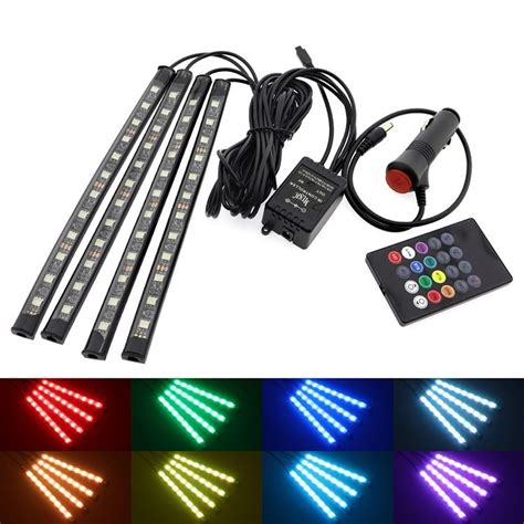 Kit Lumini Ambientale Rgb Cu Telecomanda V Led Cm Lal