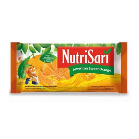 Jual NUTRISARI American Sweet Orange Isi 10 Sachet Shopee Indonesia