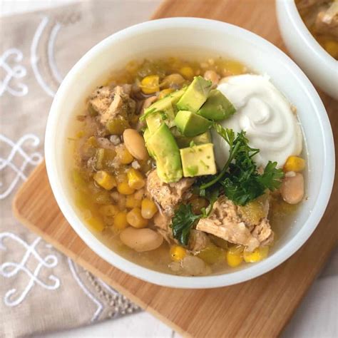 Slow Cooker White Chicken Chili | Easy Crock Pot Meal | All She Cooks
