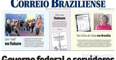 Capa Correio Braziliense Sábado 11 de Março de 2023