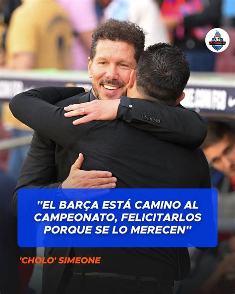 El Chiringuito TV on Twitter El Cholo y su felicitación para el