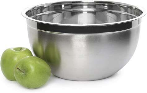 Ybm Home Stainless Steel Mixing Bowl Premium Polished Mirror Nesting Metal Bowl