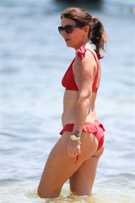 Davina Mccall In A Red Bikini At A Beach In Sydney Hawtcelebs