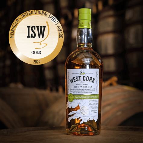 West Cork Single Malt Calvados Cask Finished Irish Whisky Cl