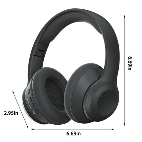 RWVBM Headset Bluetooth Headphones - Noise Cancellation, Plug-In Stereo ...