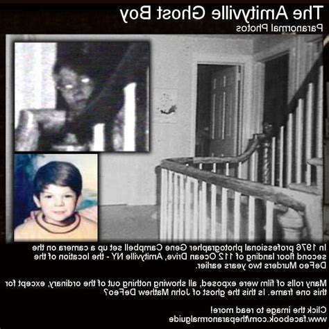 Amityville house ghost photo