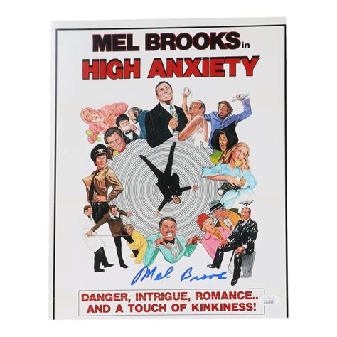 Mel Brooks Signed High Anxiety 11x14 Photo Jsa Pristine Auction