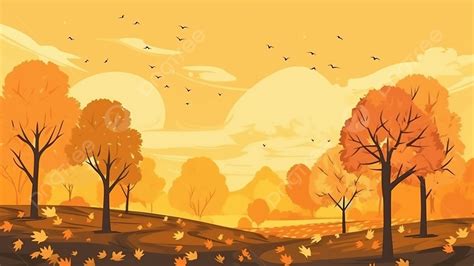 Autumn Sunset Background, Fall, Forest, Autumn Background Image And Wallpaper for Free Download