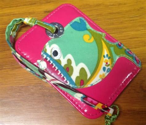 NEW Vera Bradley Tutti Frutti Seashore Fish Theme Luggage ID Tag NWOT