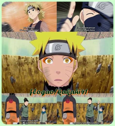 Chunin Exam On Fire Naruto Vs Konohamaru Naruto Amino