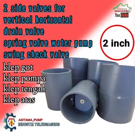 Jual Tusen Klep Pvc 2 Inch Pompa Air Vertical Klep Got Horizontal Klep