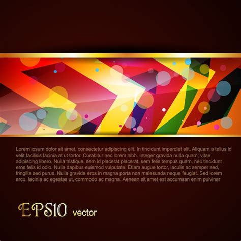 Free Vector | Text template with banner