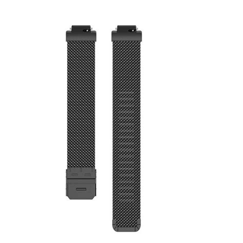 Fitbit Inspire Milanese Bandje Met Gesp Maat Large Zwart