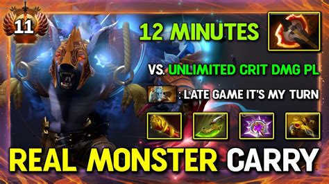 REAL MONSTER HARD CARRY Ursa 12Mins BF Cleave Fast Farm Speed Vs