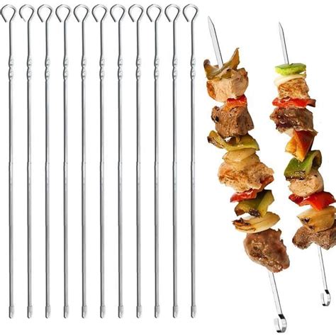 Pics Brochettes Pi Ces Brochettes Barbecue Brochettes En Acier