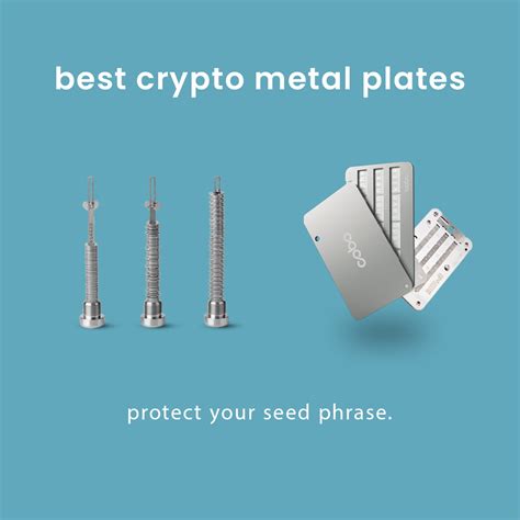 crypto seed phrase storage metal plates   crypto listy