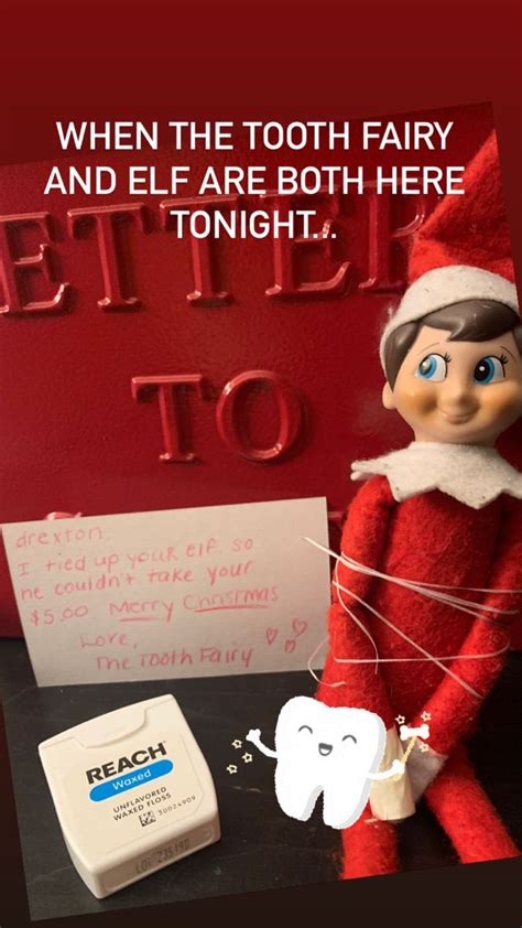 Elf On The Shelf And The Tooth Fairy Elf Activities Elf Elf Is Back