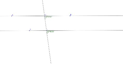 Rette Tagliate Da Una Trasversale GeoGebra