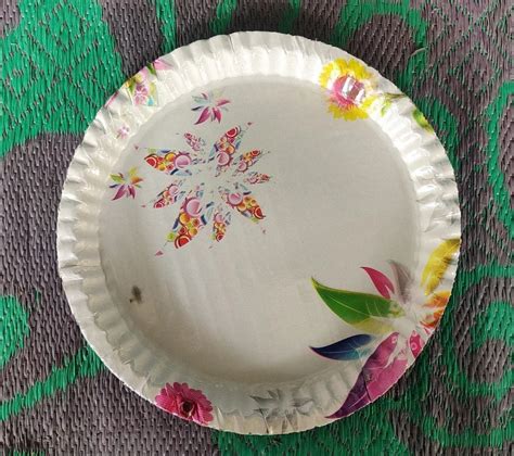 Inch Printed Paper Plates At Rs Piece Printed Paper Plate In