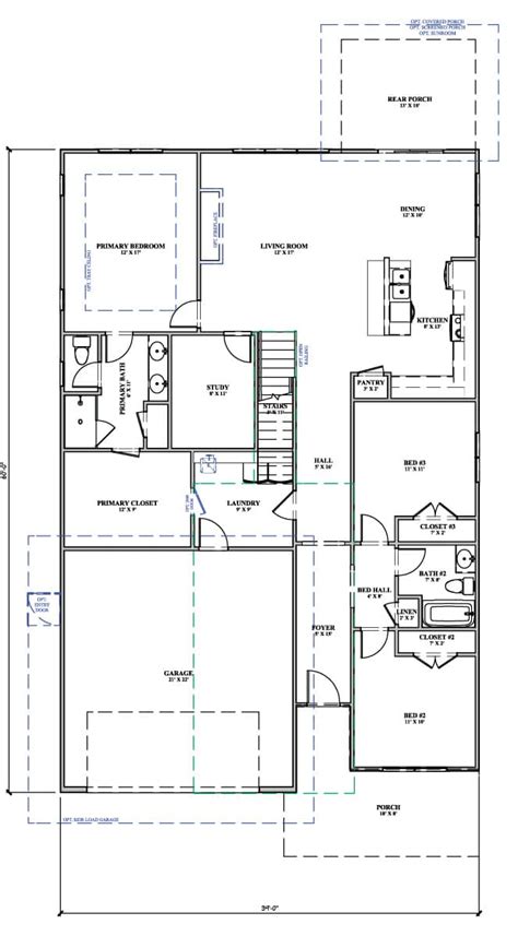 The Julian Floor Plan - New Leaf Builders