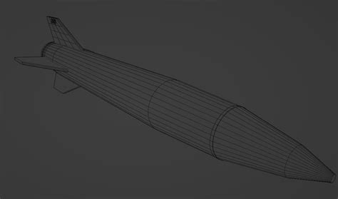 Military Missile 3D model | CGTrader