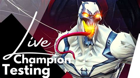 Anti Venom Champion Testing Marvel Contest Of Champions Youtube