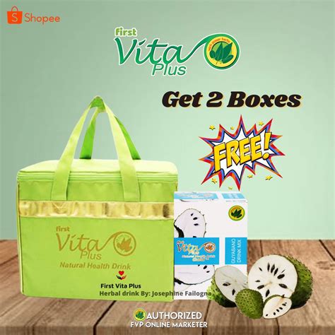 First Vita Plus Guyabano Gold Power Pack Promo Shopee Philippines