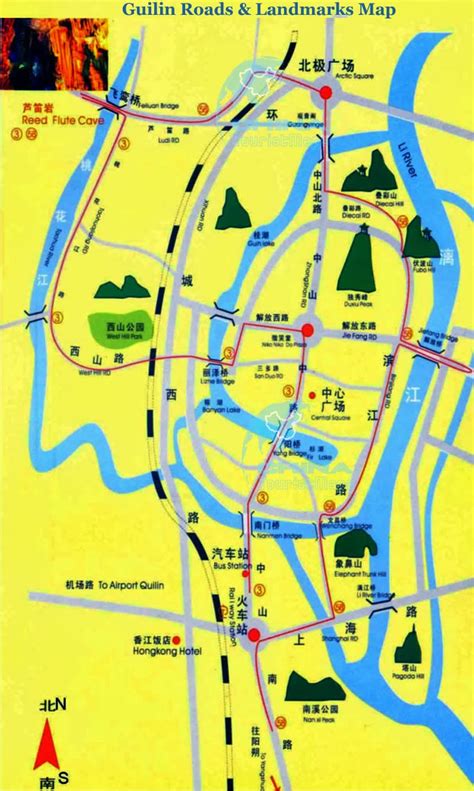 Mapas Y Planos De Guilin China Conmimochilacuestas