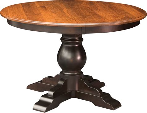 Albany Pedestal Table | Amish Albany Pedestal Table