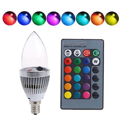 Qqmora Lumi Re Led Rvb Qqmora Lumi Re De Bougie Rvb E E W Rgb Led