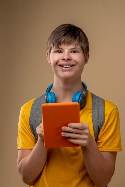 Premium Photo Waist Up Portrait Of A Smiling Happy Kid With The