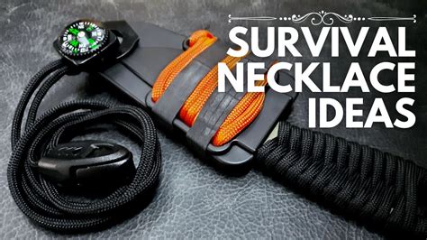 Ideas For A Survival Necklace For Hiking Camping Bushcraft YouTube