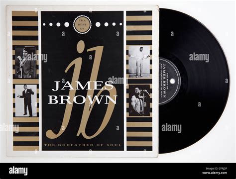 James Brown compilation album cover Stock Photo - Alamy