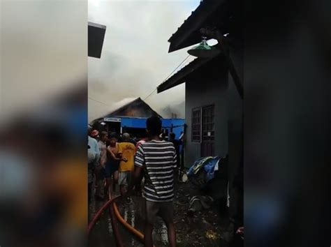 Data Sementara Buah Rumah Hangus Terbakar Akibat Kebakaran Di Jln