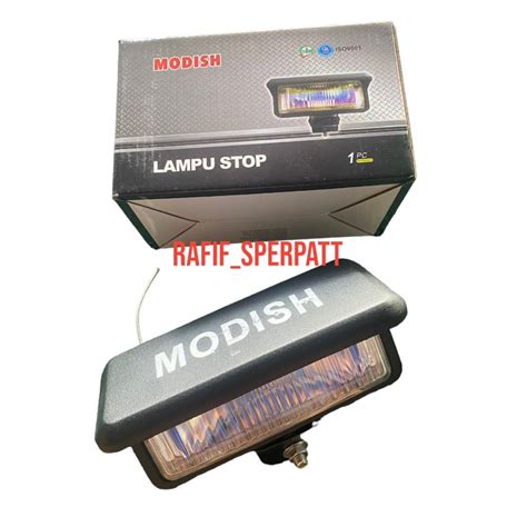 Jual Lampu Halogen Sorot Tembak Kabut KOTAK TOPI Universal Fog Lamp