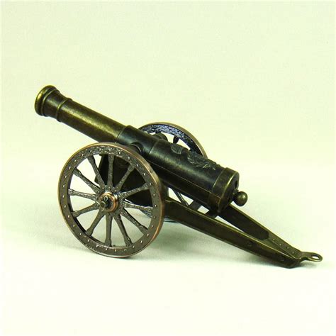 Ancient Iron Art Cannon Replica Model Handmade Metal Artillery