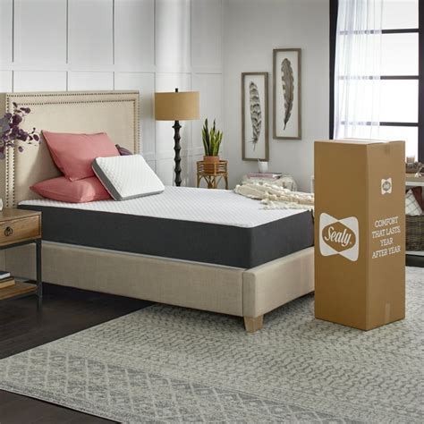 Sealy Cool And Clean 10 Gel Memory Foam Mattress Twin Xl