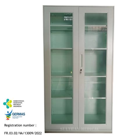 Instrument Cabinet Lemari Instrumen Pintu Bahan Besi Sulthanmedical