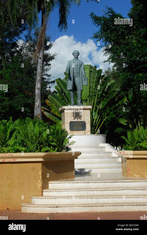 Statue of Juan Pablo Duarte y Díez in La Romana, Southern Coast of the ...