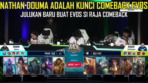 EVOS RAJA COMEBACK NATHAN DOUMA NGERI BANGET SUMPAH EVOS ICON VS