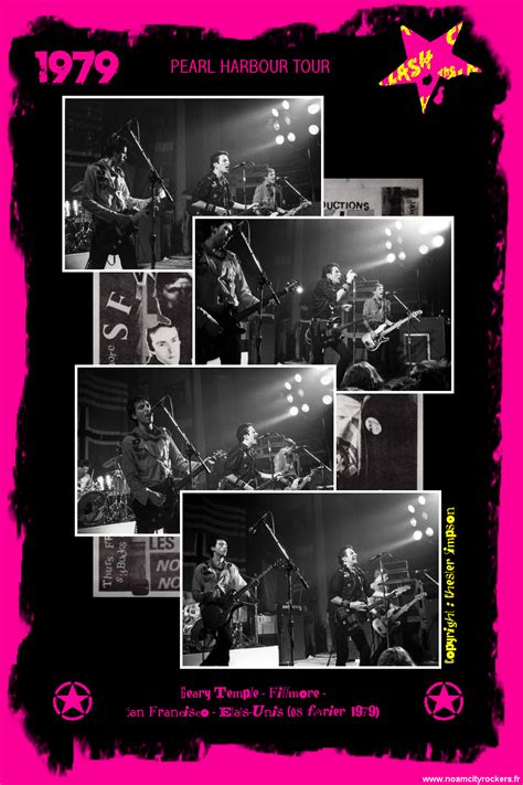 The Clash Photographies Geary Temple Fillmore San Francisco 1979 02 08 Chester Simpson 1